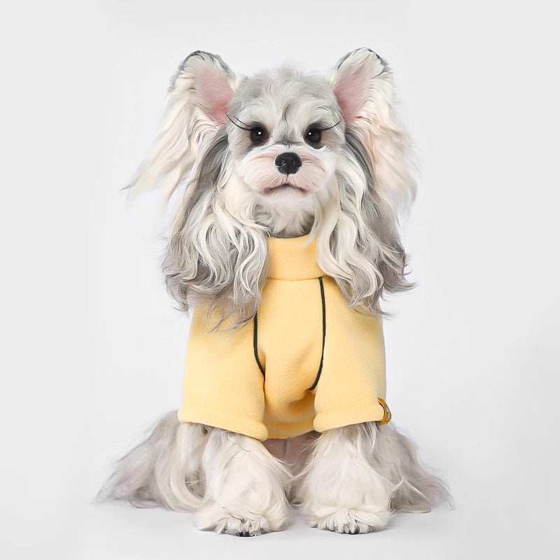 Dog Hiking Fleece Base Layer - Yellow