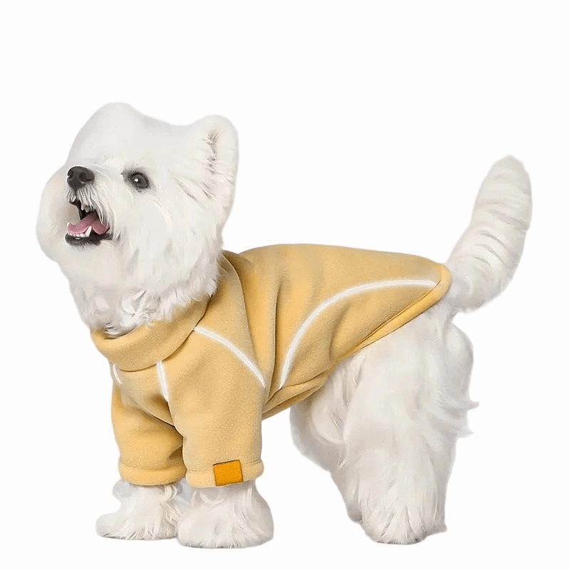 Dog Hiking Fleece Base Layer - Yellow