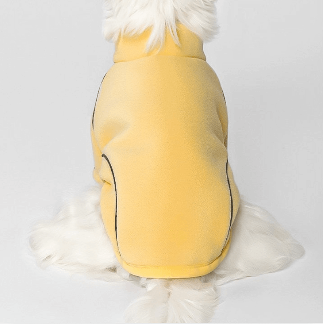 Dog Hiking Fleece Base Layer - Yellow